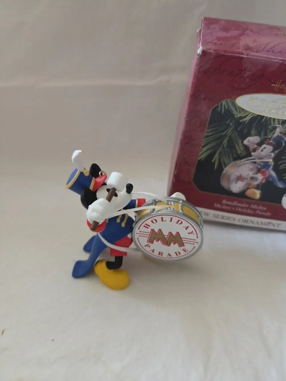 Vintage 1997 Hallmark Keepsake Bandleader Mickey Mouse Disney Ornament